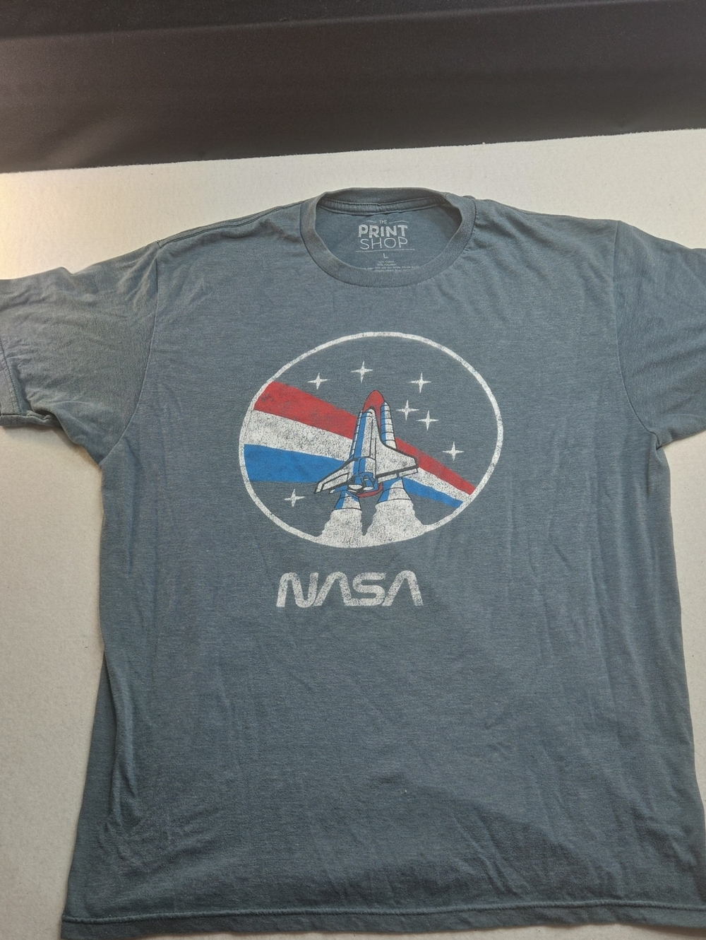 Graphic Crewneck T-Shirt - Blue